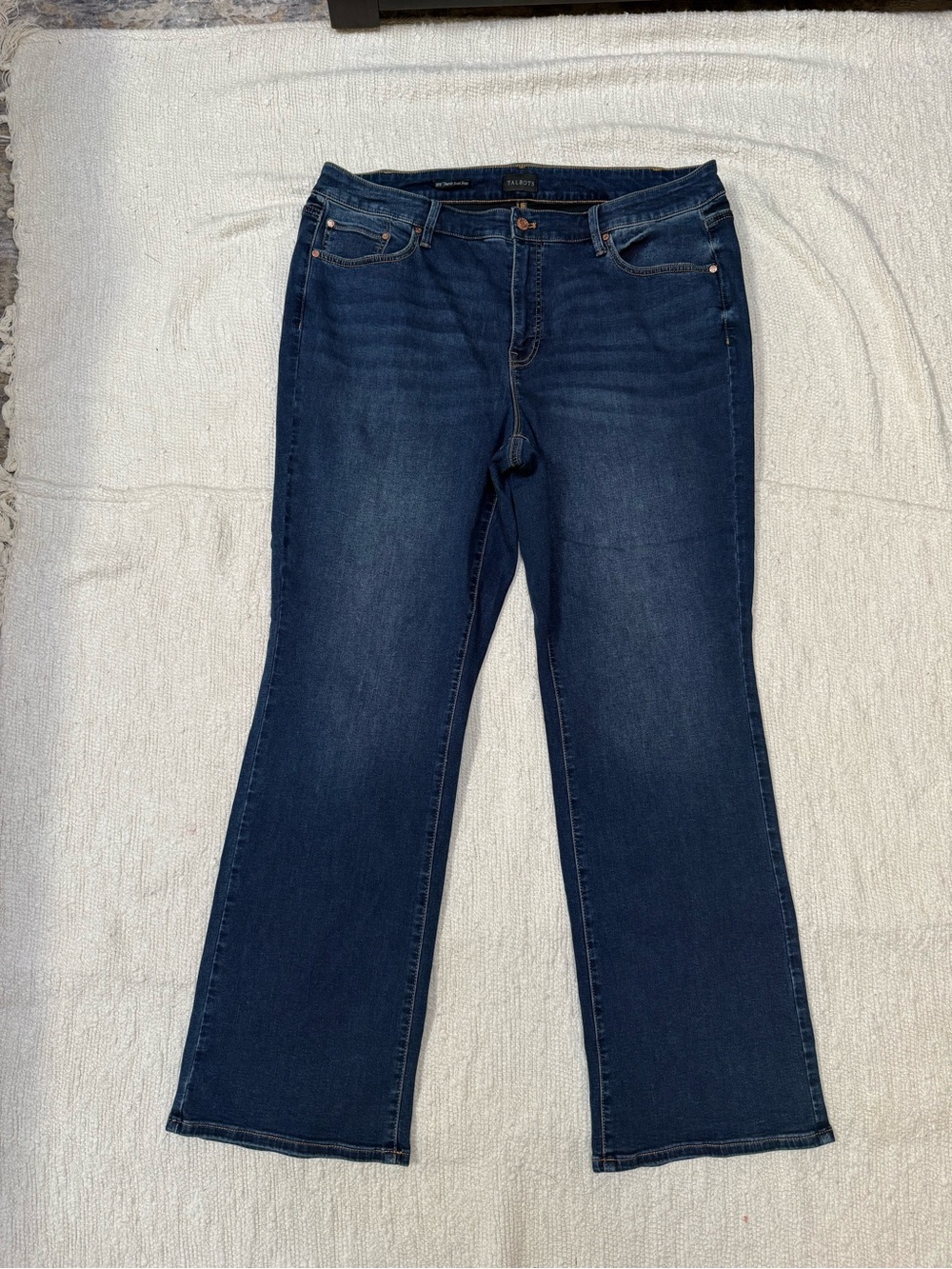 Talbots Barely Boot Jeans Bootcut Size 18W